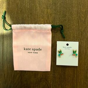Kate Spade Scenic Roots Hummingbird Earrings